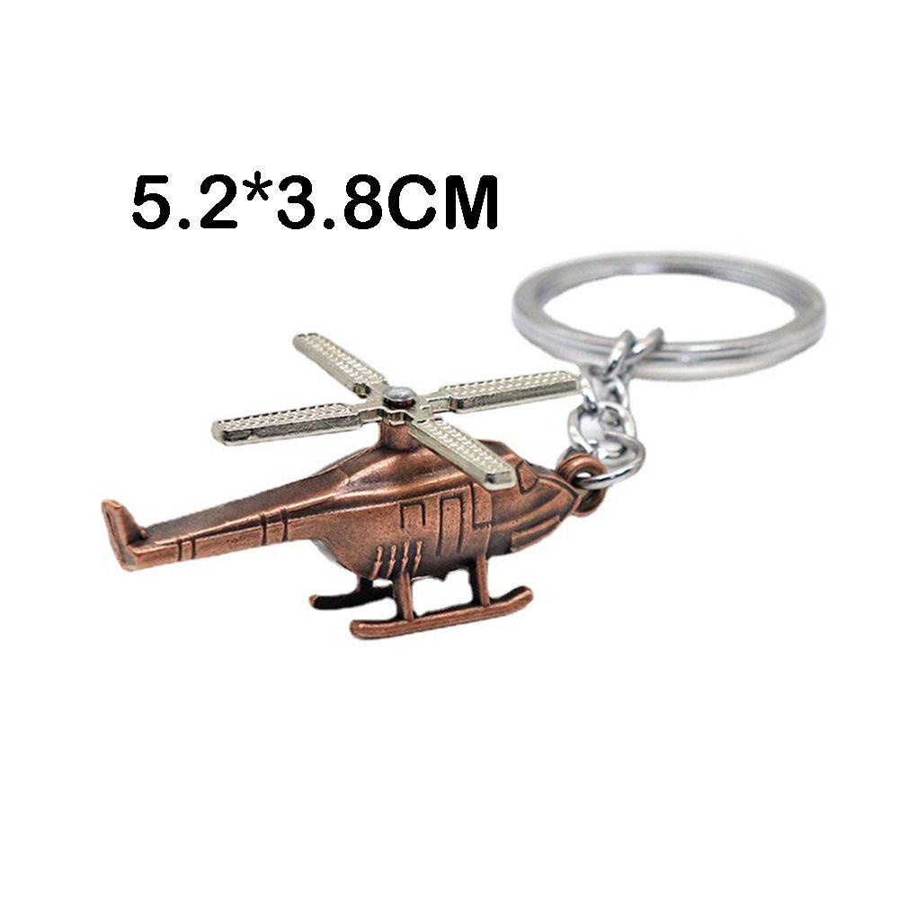 Móc Khóa Hình Chiếc Lá Xoắn Ốc Bằng Đồng Thau Phong Cách Retro