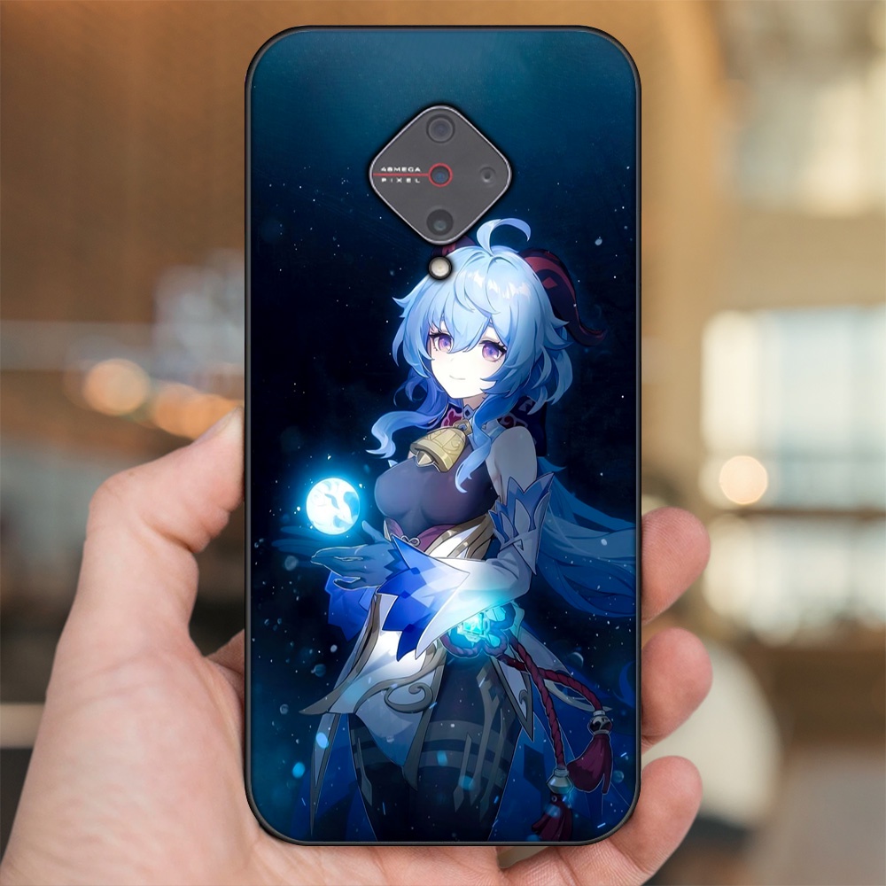 Ốp lưng Vivo S1 Pro viền đen in hình Ganyu Genshin Impact