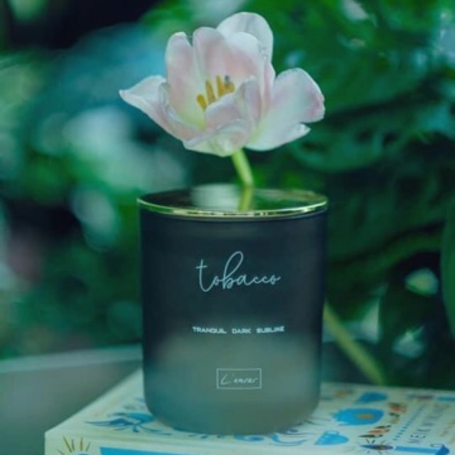 Nến thơm xuất khẩu-decor, khử mùi-relax, hương TOBACCO( HÀNG CAO CẤP)