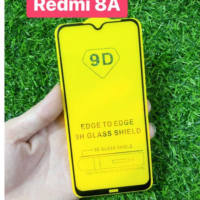 Cường Lực 9D Cho Xiaomi Redmi 8A Full Keo Thế Hệ Mới