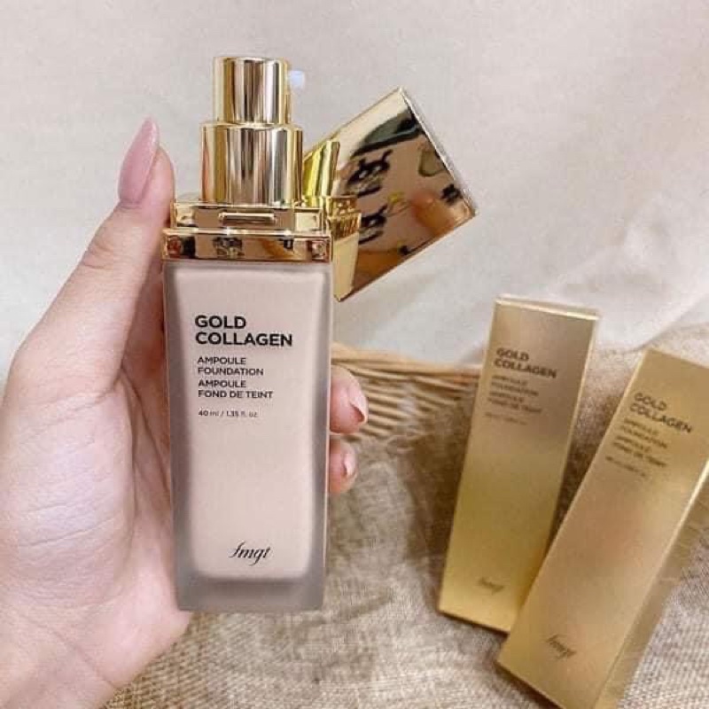 KEM NỀN  GOLD COLAGEN THE FACE SHOP [Chính hãng]