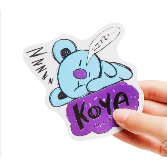 Sticker linh vật BTS - Sticker lẻ