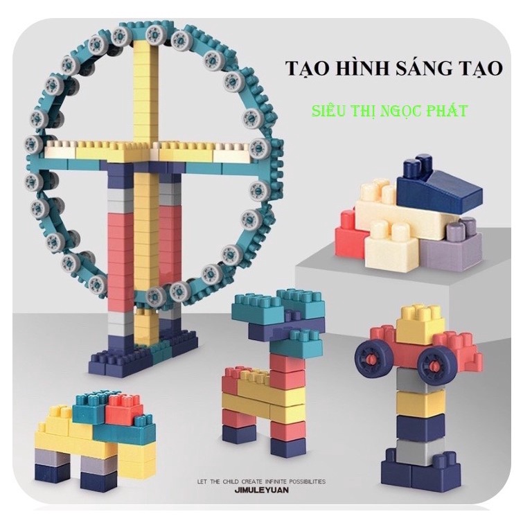 HỘP LEGO 520 CHI TIẾT SÁNG TẠO CÙNG BÉ YÊU_ CÀNG CHƠI CÀNG THÔNG MINH