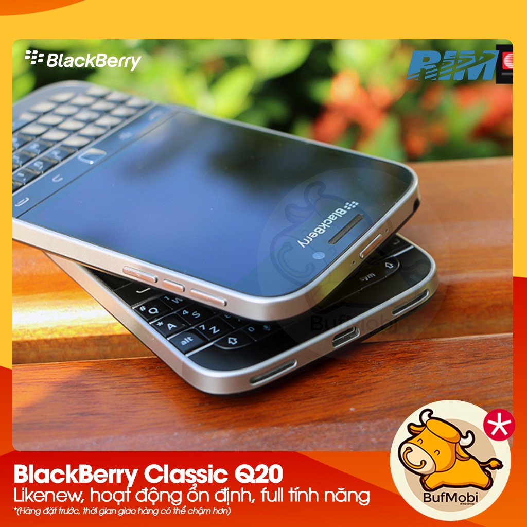 Điện thoại Blackberry Classic Q20 Likenew sử dụng tốt, máy nguyên bản