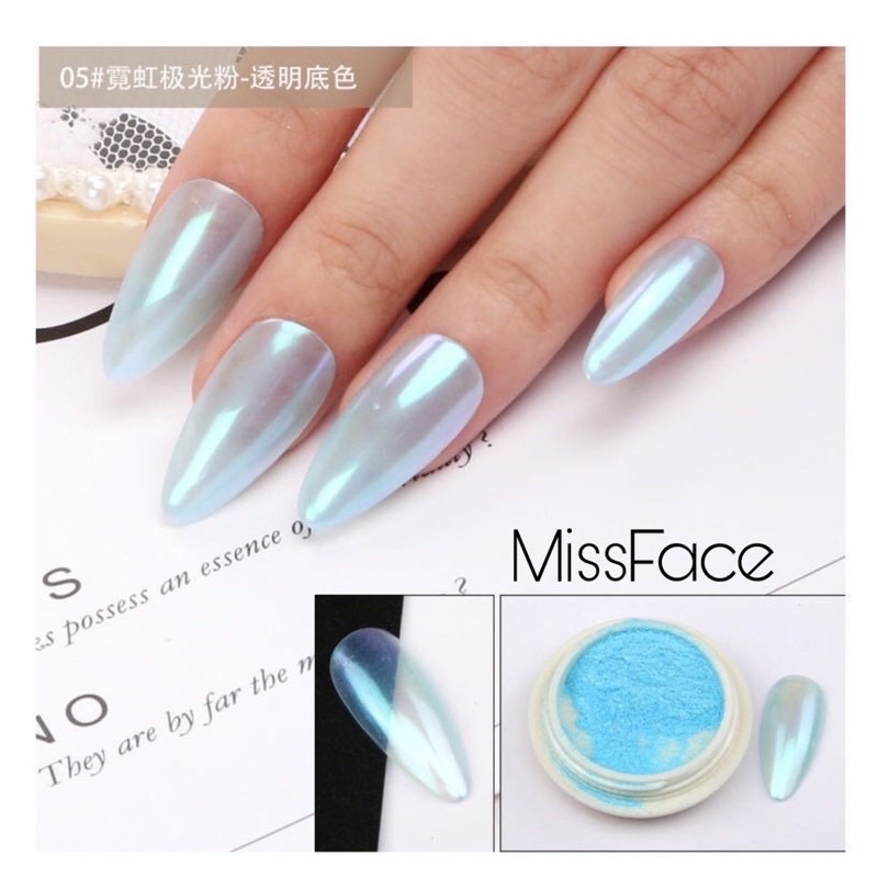 Set tráng gương  ngọc trai 6 màu đa dạng - Crome Móng ánh ngọc trai nhiều màu