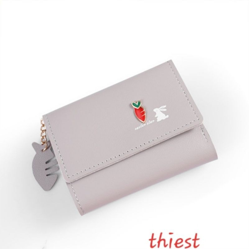 Ví nữ ,bóp nữ ngắn cầm tay hình quả cà rốt