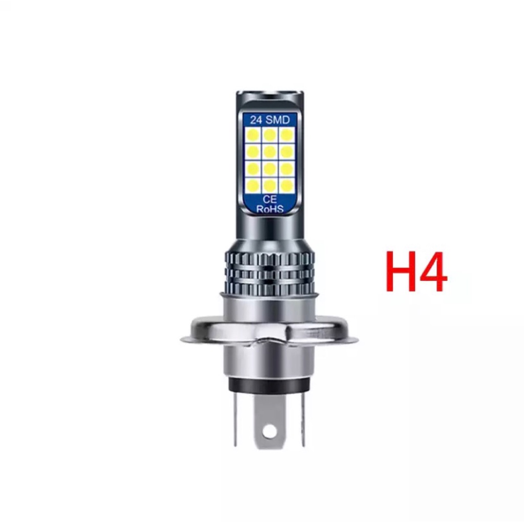 Đèn Pha LED 6000K H4 P15D T1 BA20D LC135 Y125 ZEX5 Chống Sương Mù Cho Xe Máy