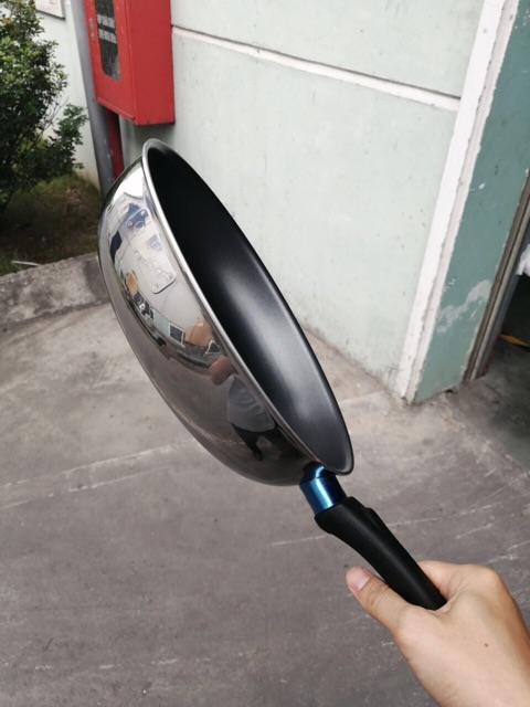 CHẢO INOX CAO CẤP 2 LỚP ĐÁY LIỀN TRI-MÃ ĐỦ SIZE