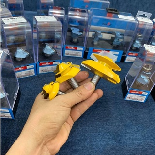 Mũi Ghép Góc Hộp - Mũi phay gỗ ghép góc vuông- Hàng chính hãng Muwang Cốt 12,7mm