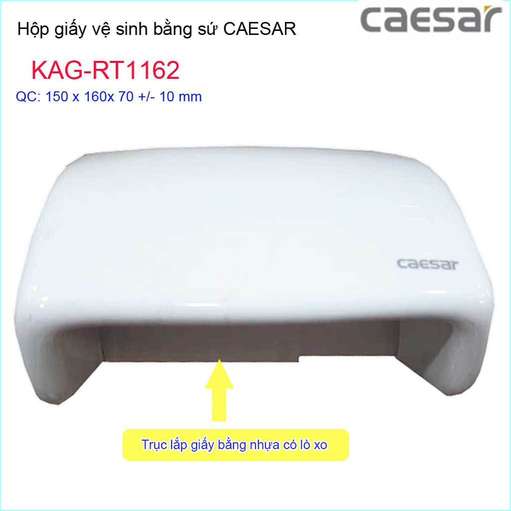 Kệ đựng giấy bằng sứ Caesar, hộp giấy vệ sinh KAG-RT1162