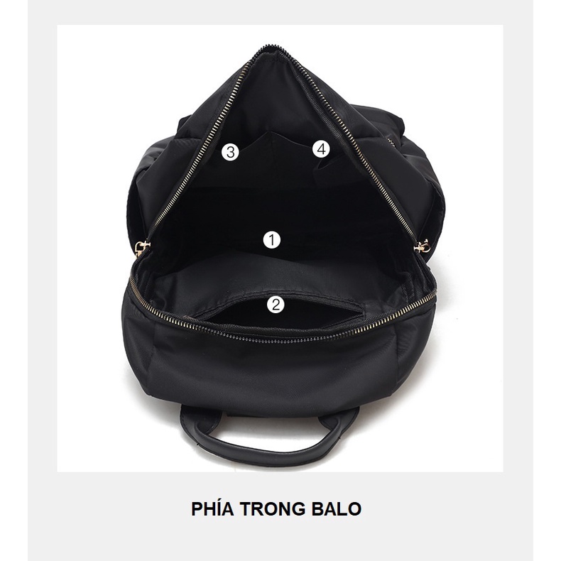 Balo nữ vải dù siêu đẹp mốt  balo vải polyeste thời trang chống nước