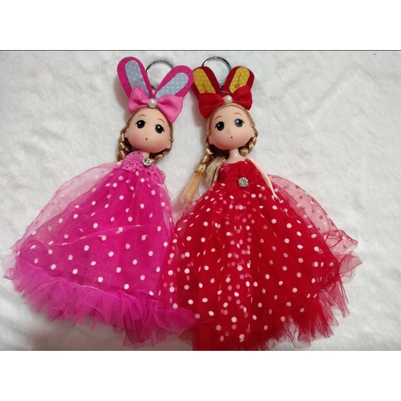 Búp bê chibi có móc khóa treo balo túi xách xinh xắn