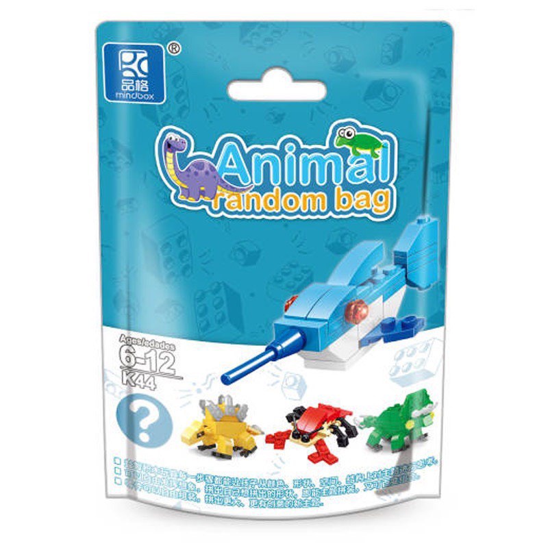 Đồ chơi khối lắp ráp, lắp ghép hình động vật, đồ chơi giáo dục vui nhộn cho trẻ em Master Kids