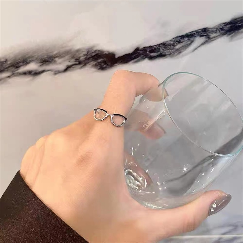 Nhẫn Hở Chất Liệu Hợp Kim Tráng Men Thiết Kế Độc Đáo Thời Trang Cho Nam Và Nữ