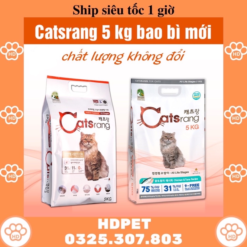 Thức ăn cho mèo Catsrang 5kg