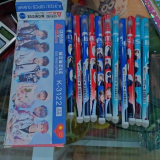 Hộp 12 cây bút bts xoá được