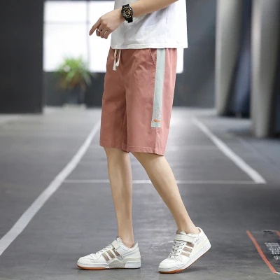 Quần Short Dây Rút Thêu Họa Tiết Mới Cho Nam