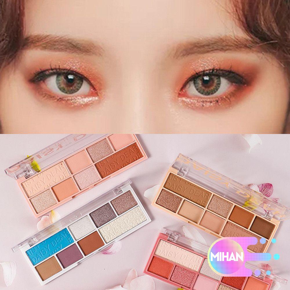 [Hàng mới về] Bảng Phấn Mắt 8 Màu Lì / Nhũ Kháng Nước Lâu Trôi Thiết Kế Thời Trang