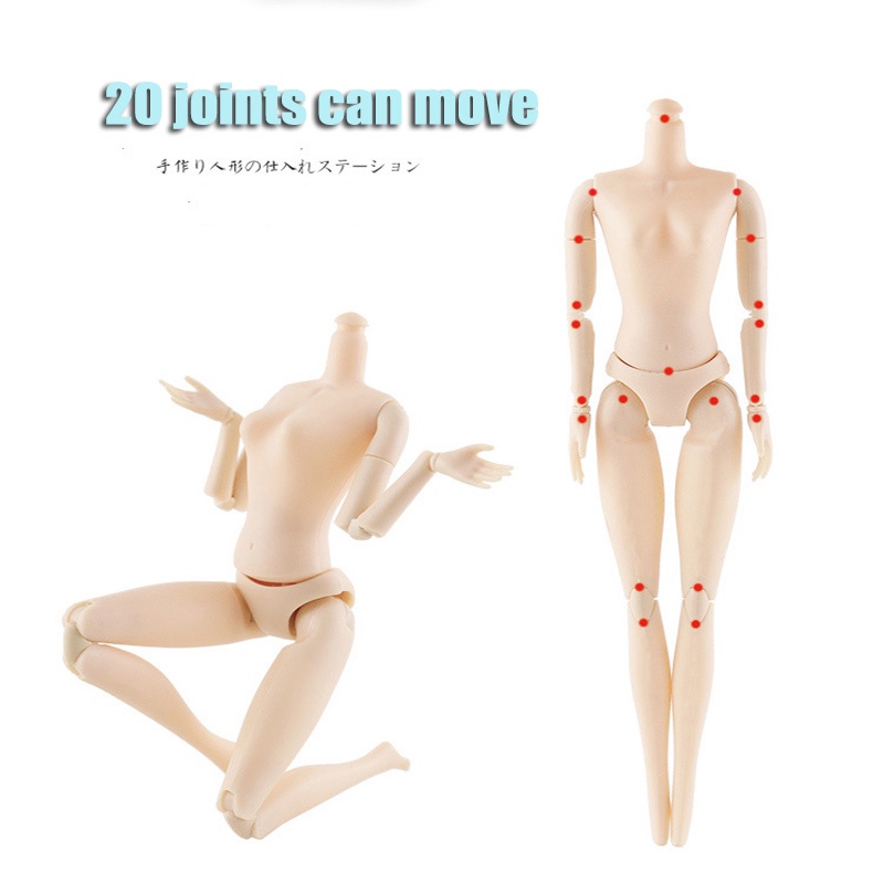 Búp bê Barbie 3D kích thước 30cm tỷ lệ 1/6 mắt thật dễ thương