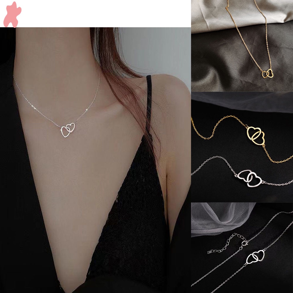 ★★★ 1 Dây Chuyền Thiết Kế Mặt Trái Tim Đơn Giản Cho Nữ