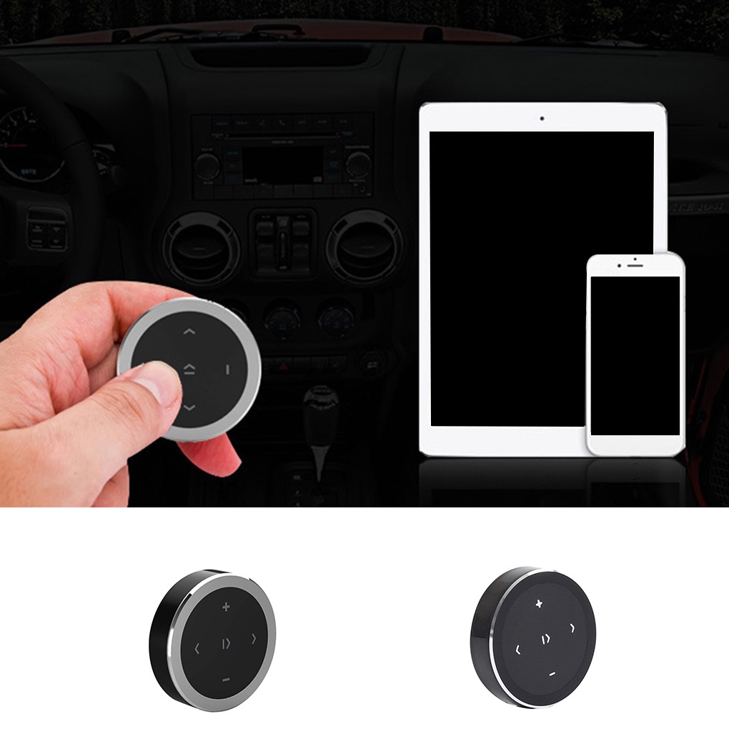 Wireless Bluetooth Remote Control Car Steering Wheel Media Button Mobile Phone Controller