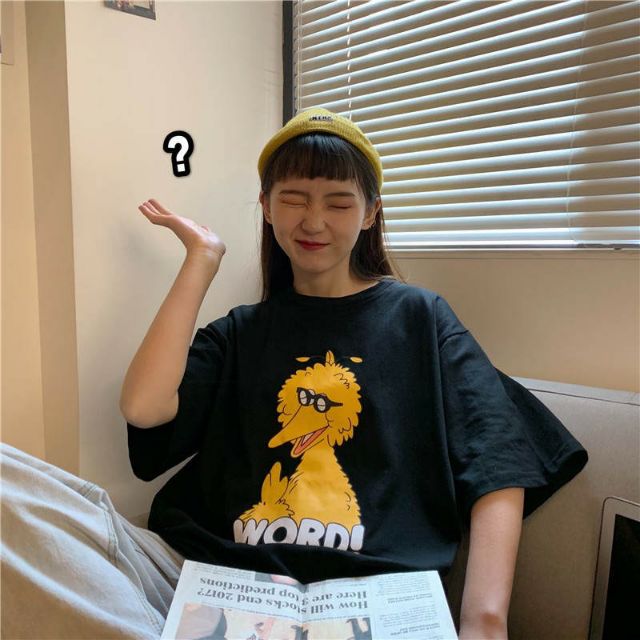 Áo thun tay lỡ Unisex Word