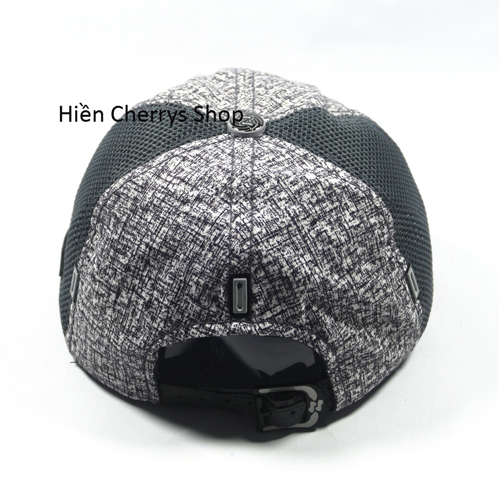 Nón kết xịn  - Chất liệu vải cotton cao cấp kết hợp với lưới cùng với  mặt da bên hông chữ Z đẹp nổi bật