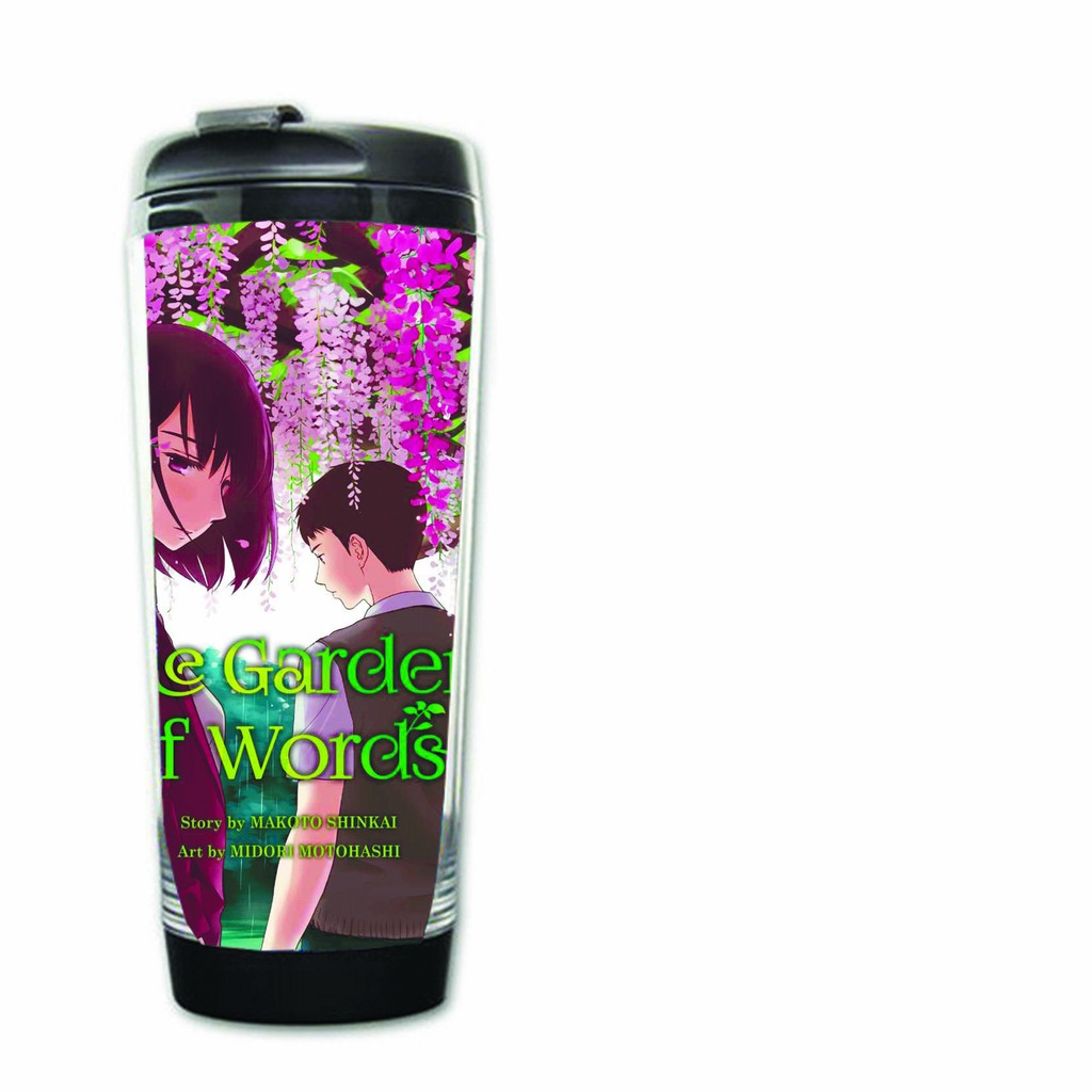 Bình nước IN HÌNH Khu vườn ngôn từ Miss Kobayashi's dragon maid Kuroko no basket anime chibi cốc đựng quà tặng tiện lợi