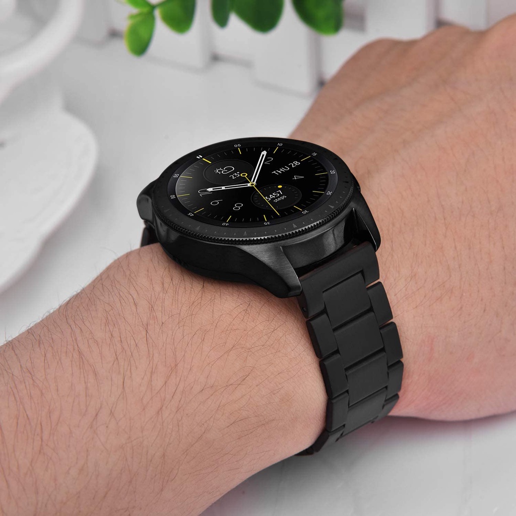 Dây Đeo Bằng Thép Không Gỉ 22 20mm Cho Đồng Hồ Thông Minh SAMSUNG Galaxy watch 3 45mm 42 46mm Active 2