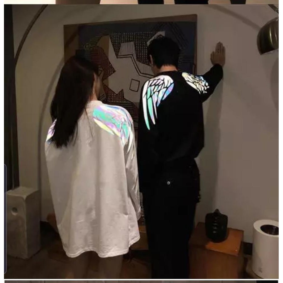 Áo thun Tay dài Sleeves WINGS Phản quang 7 màu Unisex
