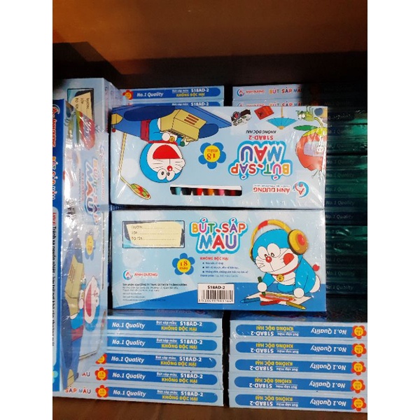 BÚT SÁP DORAEMON 18 MÀU ÁNH DƯƠNG