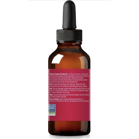 Tinh dầu nụ tầm xuân Rosehip oil organic Cliganic 30ml USDA 100% tự nhiên