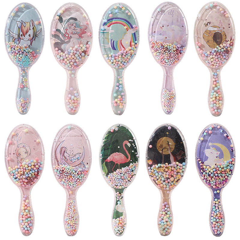 [Hàng mới về] Lược Chải Tóc Họa Tiết Hoạt Hình Dễ Thương