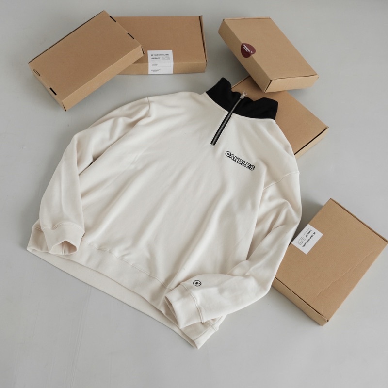 Áo sweater CANDLES Halfzip
