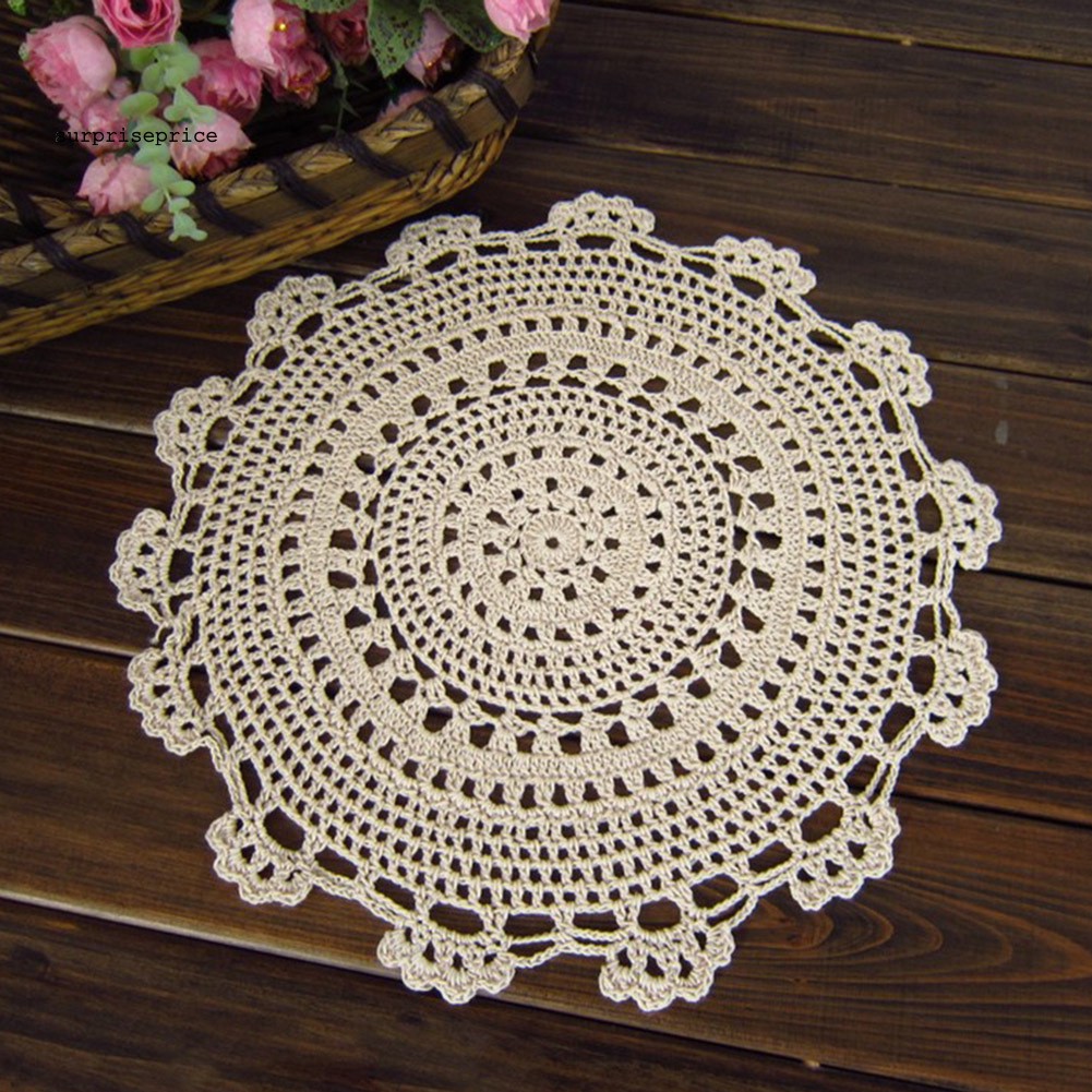 Miếng Lót Ly Bằng Cotton Cách Nhiệt Phong Cách Cổ Điển