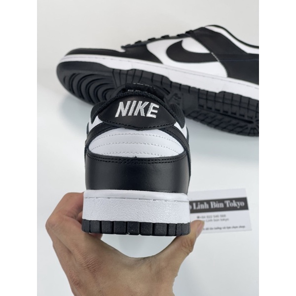 Giày Thấp cổ  đen trắng SB Black White  có kèm phụ kiện