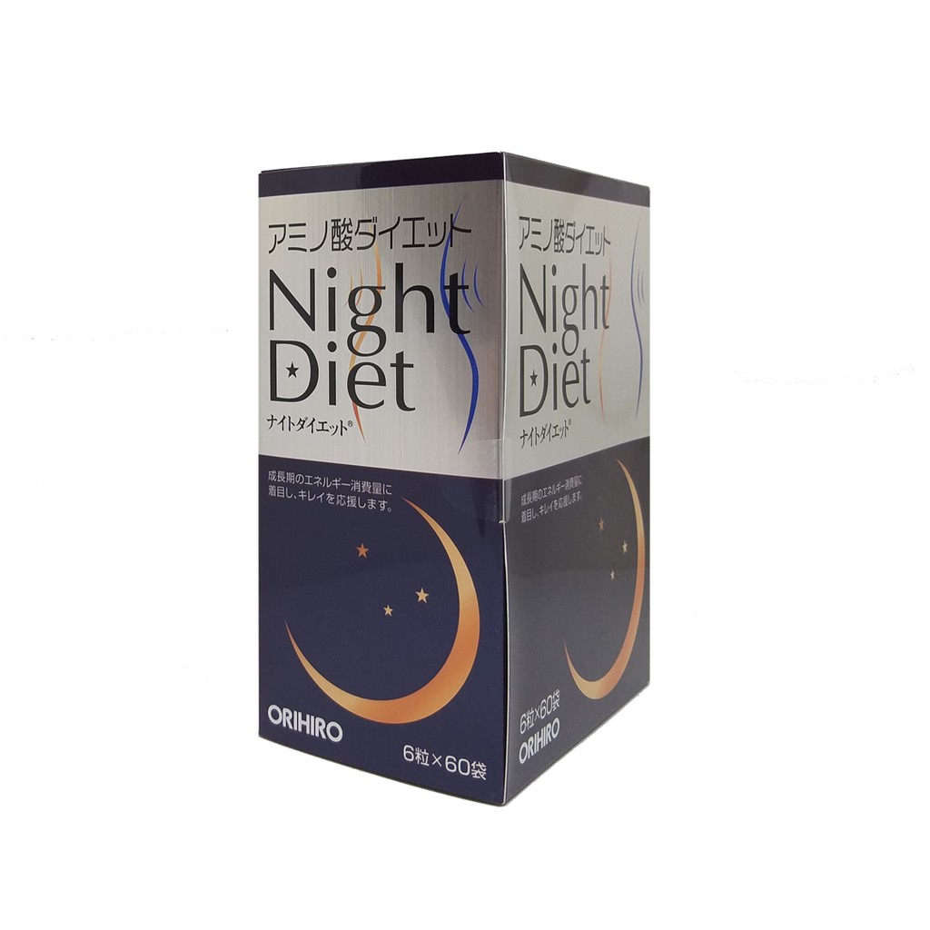 [Bạn mới nhập COSHBM -50% đơn 0Đ] Viên uống giảm cân Night Diet Orihiro hộp 60 gói