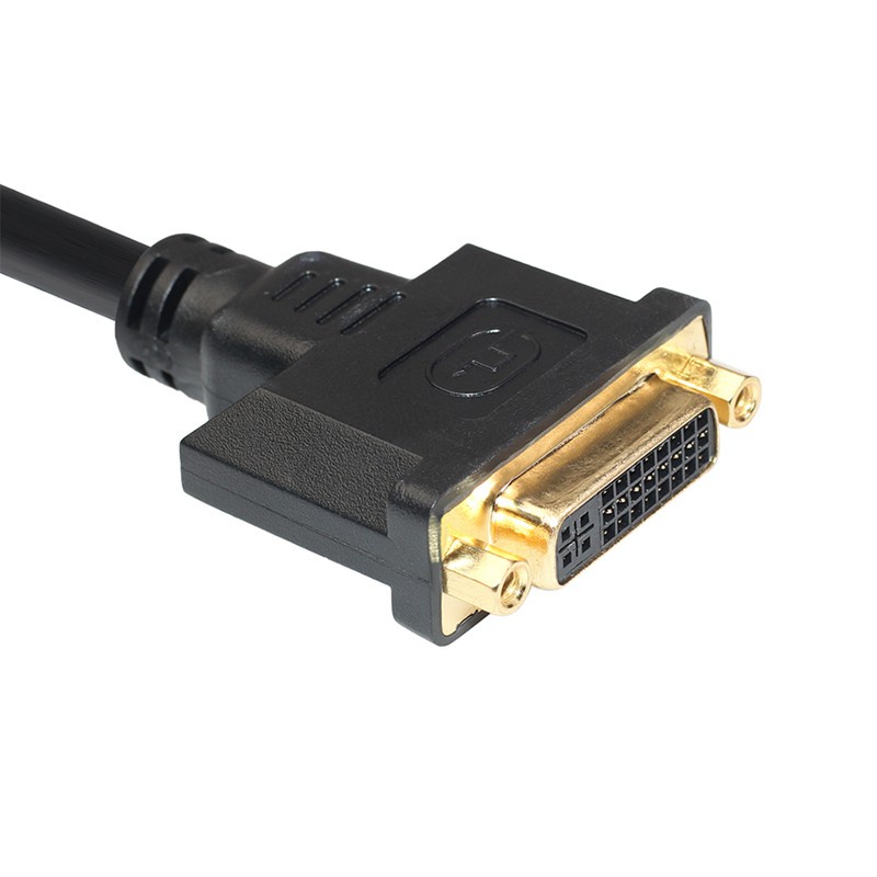 Top Quality 1FT 0.3M HDMI to DVI DVI-D 24+5 Adapter Gold Plated Male to Female Cable for HDTV 1080P HD Converter Adapter