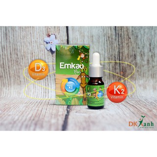 VITAMIN D3 EMKAO PLUS Bổ sung Vitamin D3 và K2, phát triển chiều cao