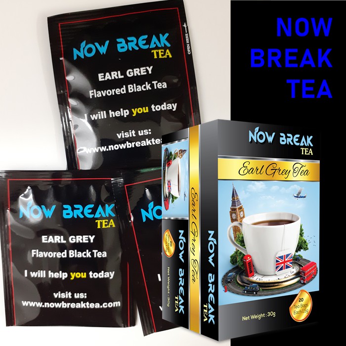 Set 3 túi trà bá tước Now Break Tea