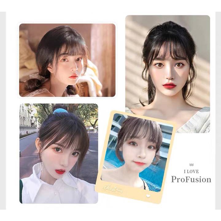 Tóc mái giả 4 màu tùy chọn phong cách Hàn Quốc xinh xắn cho nữ