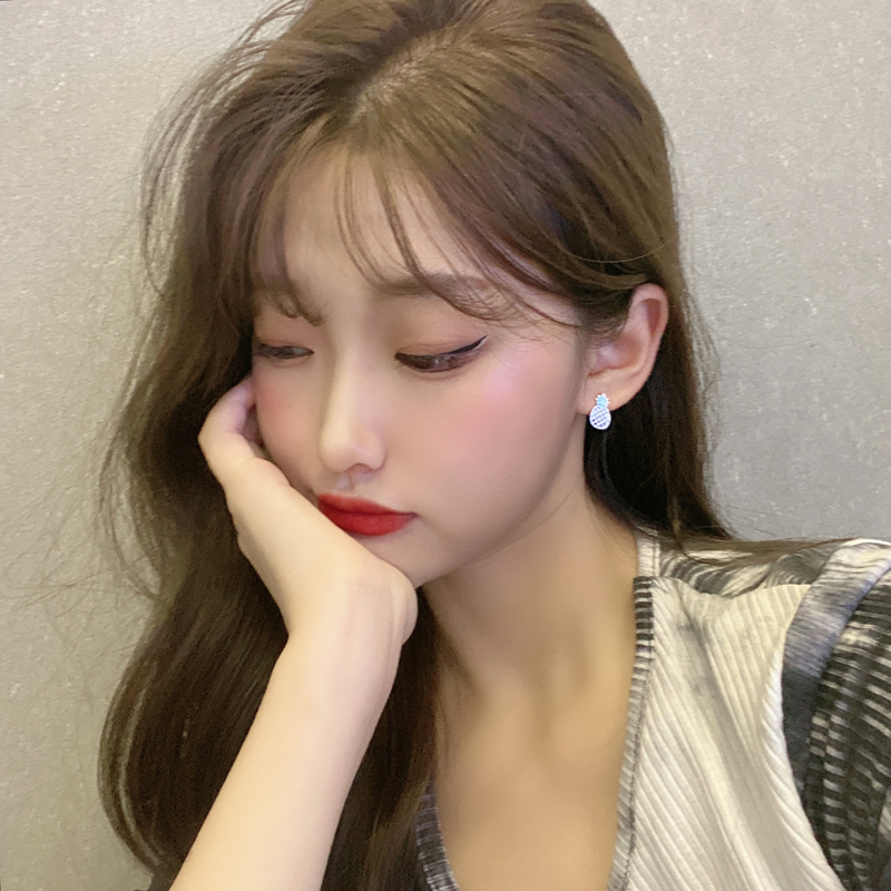 Đôi khuyên tai hình quả dứa thời trang cho nữ