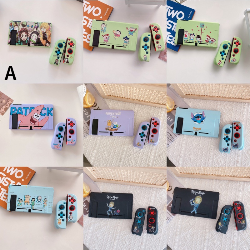 Vỏ Tpu Mềm Họa Tiết Hoạt Hình Cho Tay Cầm Chơi Game Nintendo Switch