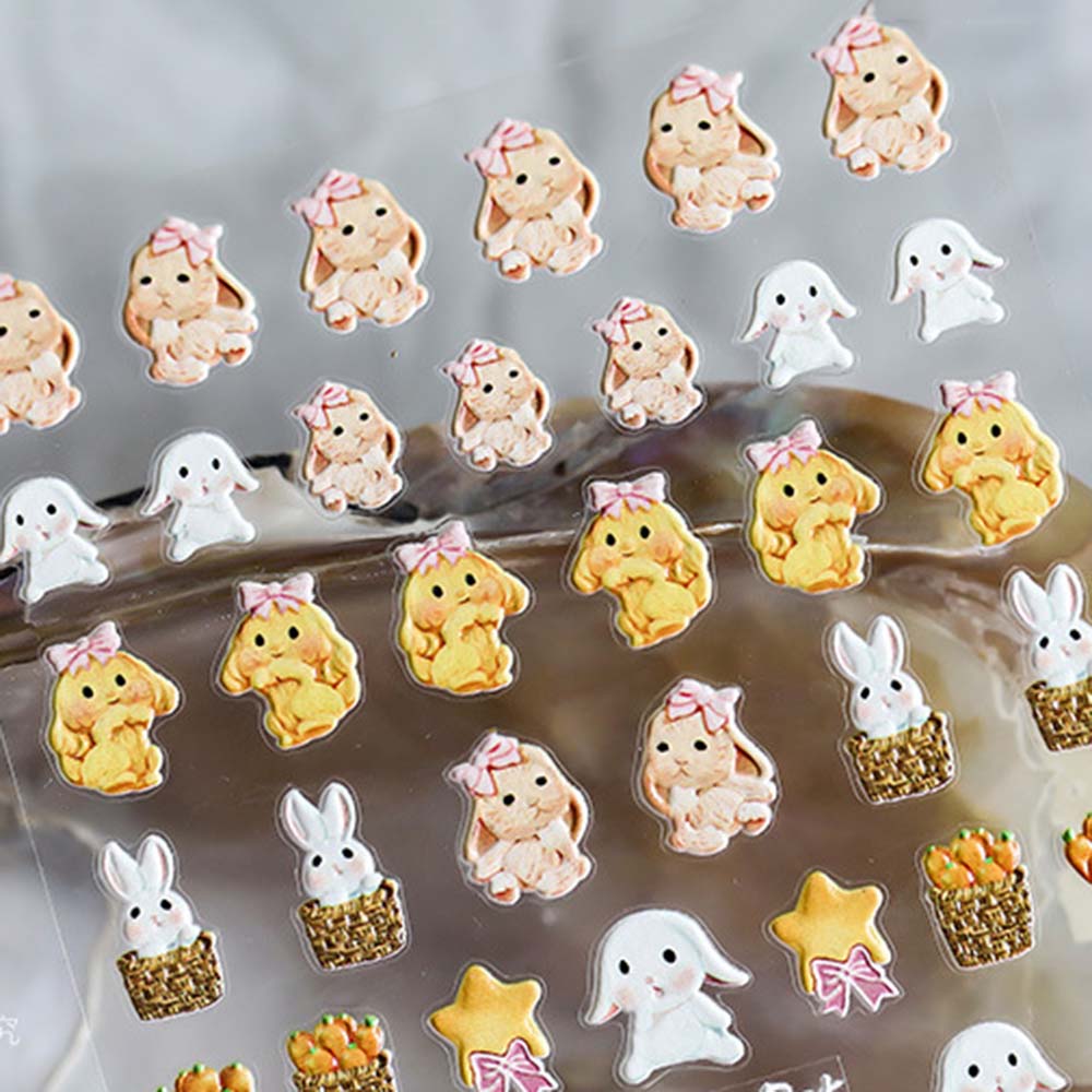 (Hàng Mới Về) Miếng Dán Trang Trí Móng Tay 5D Siêu Mỏng Diy