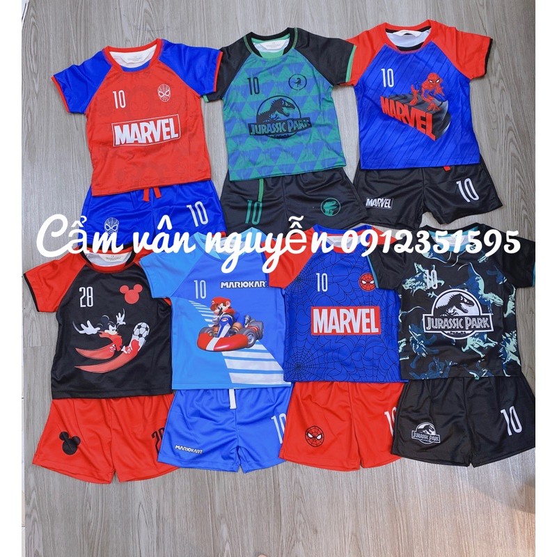 Xả nốt bộ thể thao bóng đá xuất dư cho bé hàng chuẩn