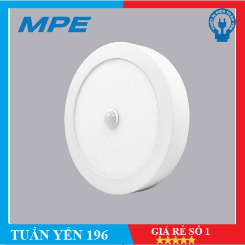 Đèn Trần Ốp Nổi Trần Cảm Ứng Hồng Ngoại Thông Minh Tiết Kiệm ĐiệnTròn MPE 12W-18W-24W
