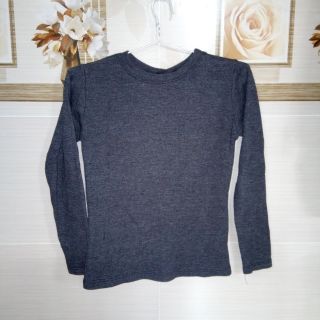 Croptop dài tay len gân