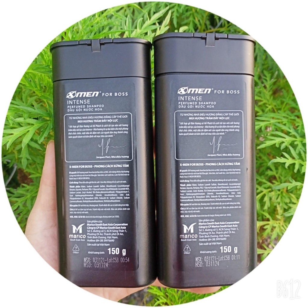 Combo Dầu gội và Sữa tắm Xmen Boss sang trọng cuốn hút 150g/chai