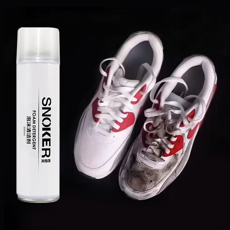 Vệ sinh giày dép FREESHIP Chai xịt bọt làm sạch giày Snoker - Chai tẩy trắng giày sneaker bằng bọt 7063