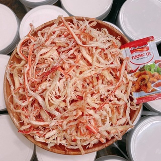 Mực Sợi Hấp Nước Dừa 250g